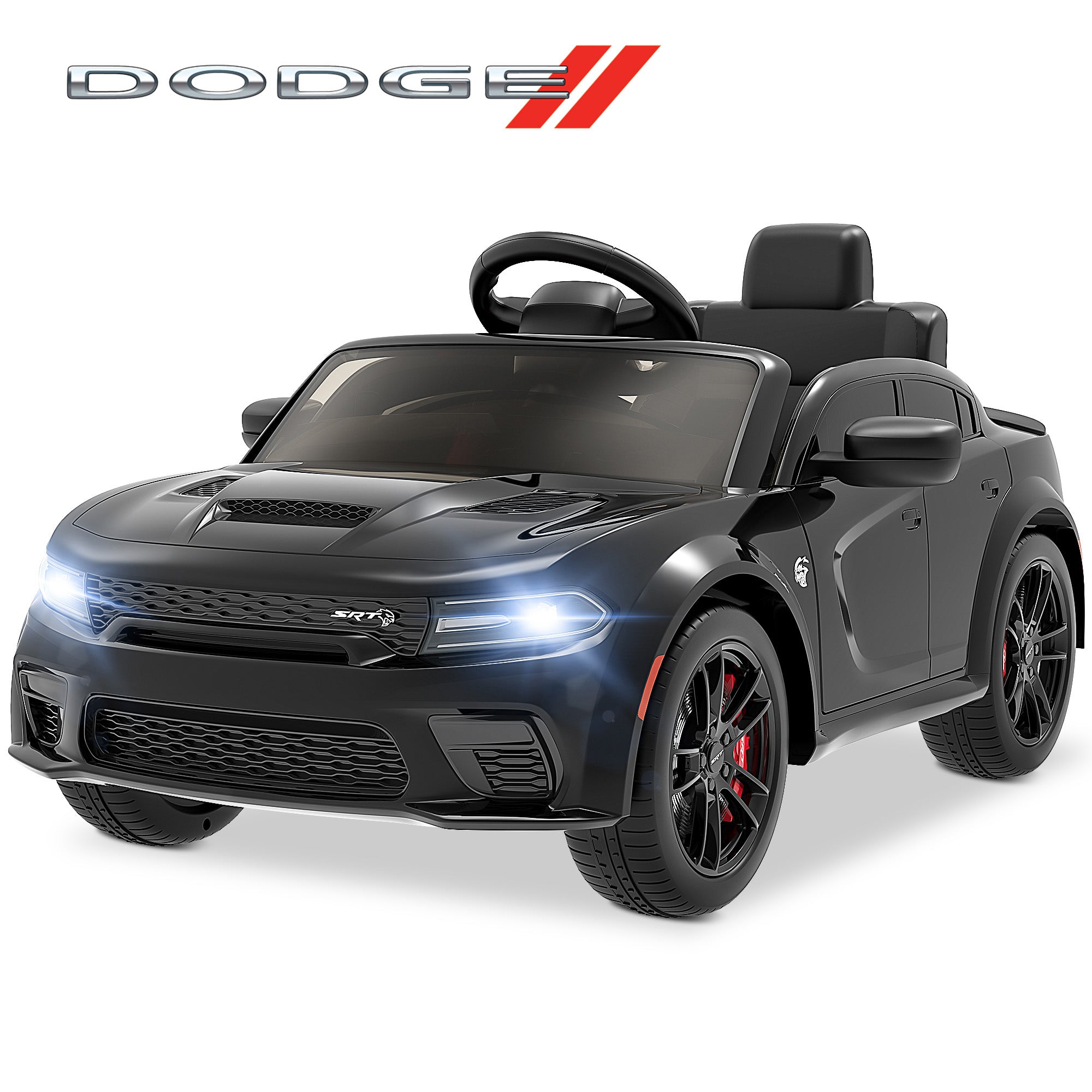 iYofe 12V Dodge Charger Storm SRT Electric Ride-On Car