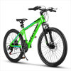 iYofe 24 in Mountain Bike for Teenagers and Adults, Shimano 21 Speed Mountain bicycle with Dual Disc Brakes, Front Suspension, 86% Assembled