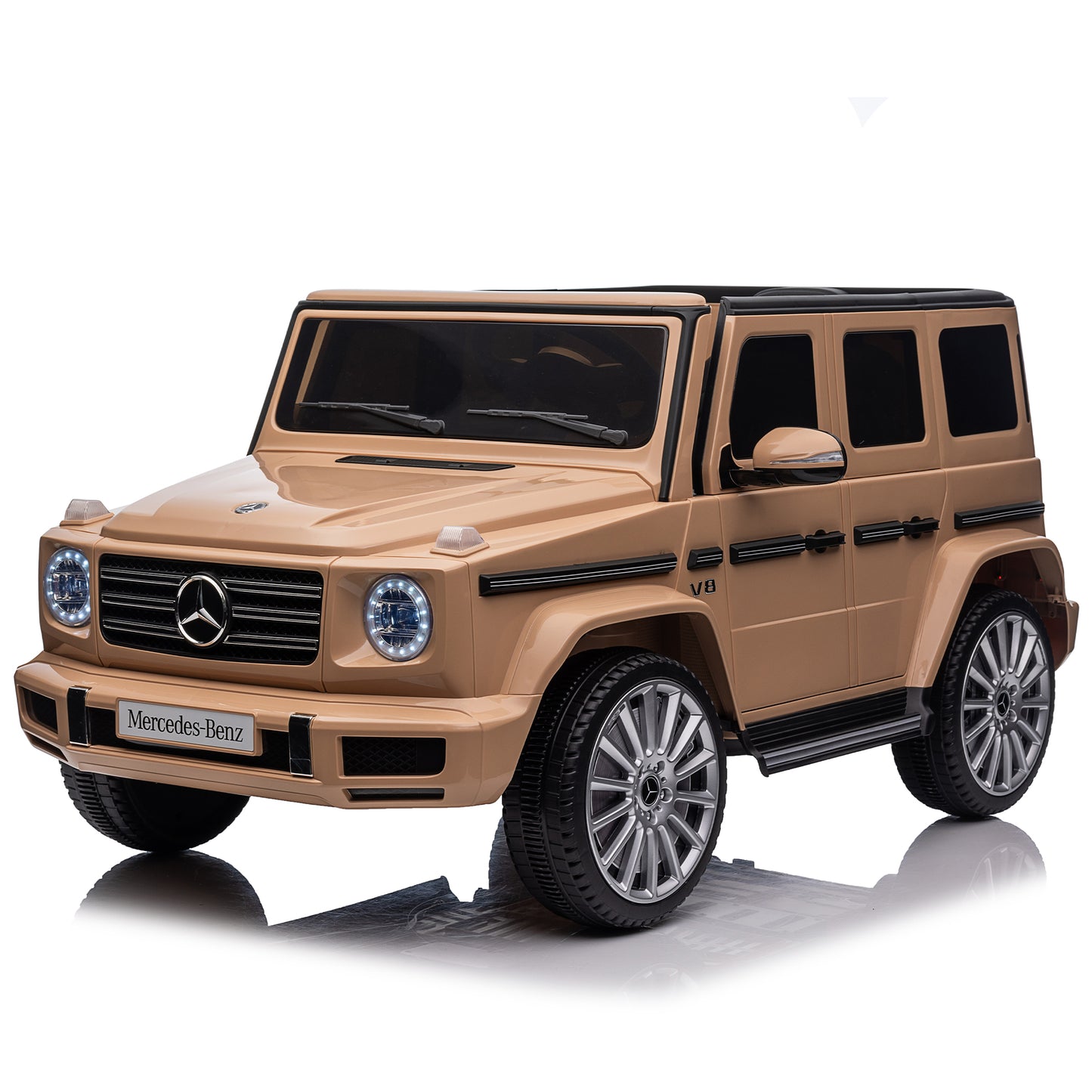 24V Ride on Car for Kids with 2.4G Remote Control Mercedes Benz Ride on Car Toy for Boys and Girls 3-6 Years Old, Electric Vehicle, Bluetooth, LED Light