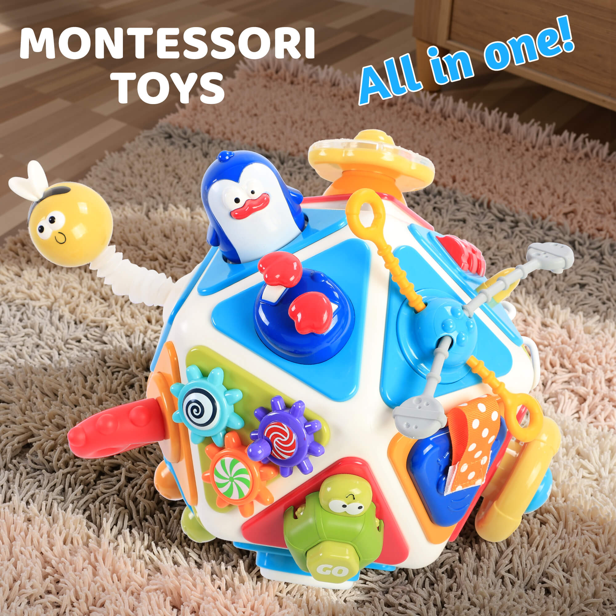 iYofe 20-in-1 Baby Activity & Learning Cube