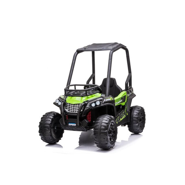 24V Powered Ride on UTV Cars for Kids, 4 Wheels Electric Ride on Cars Toys with Remote Control, LED Light, Electric Vehicles Ride on Toys for for 3-5 Years Boys Girls, Pink