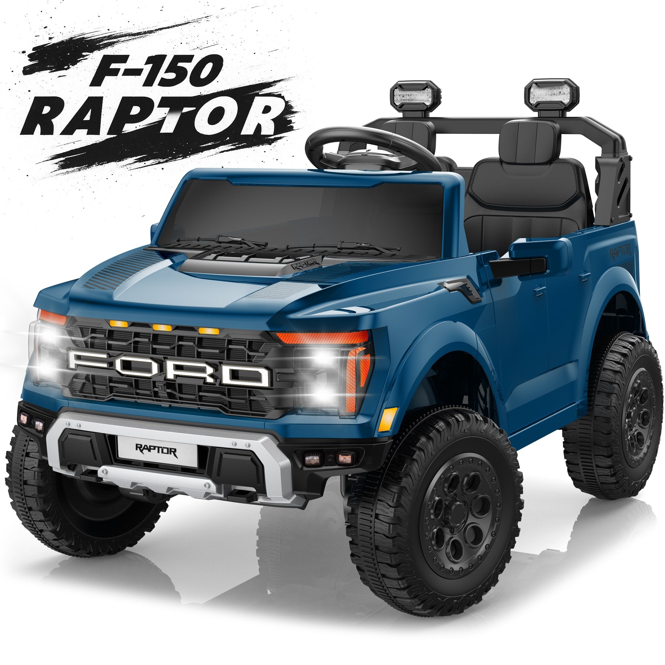 iYofe 24V Ford F-150 Raptor Titan Electric Ride-On Car