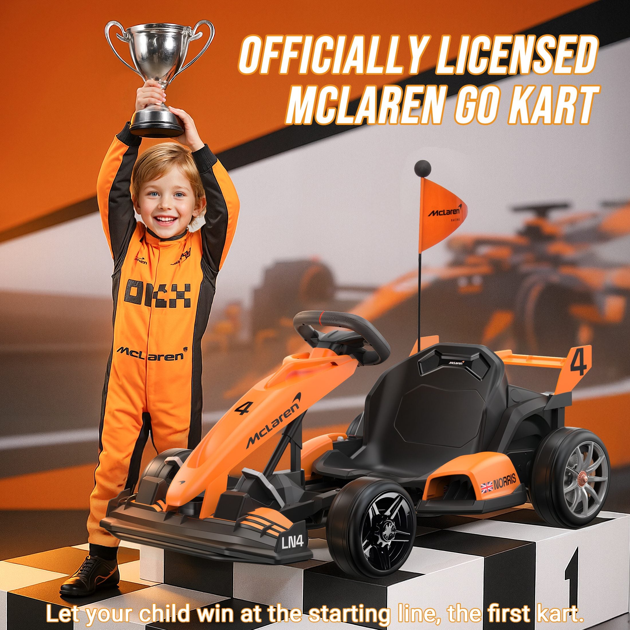 iYofe McLaren Flash Electric Drift Go-Kart