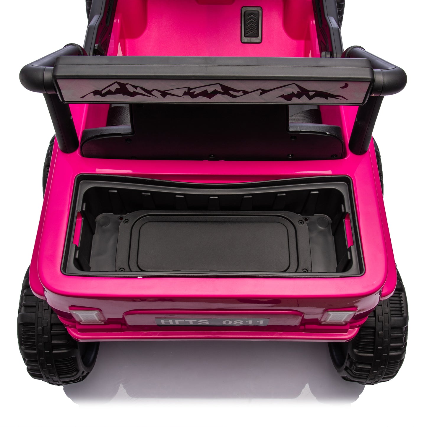 Ride on Car with Remote Control, 12V Ride on Toy with Bluetooth/USB/MP3/Microphone Ports, Electric Truck Car for Kids Toddler, 6 Wheelers Vehicle for Boys Girls 3-5