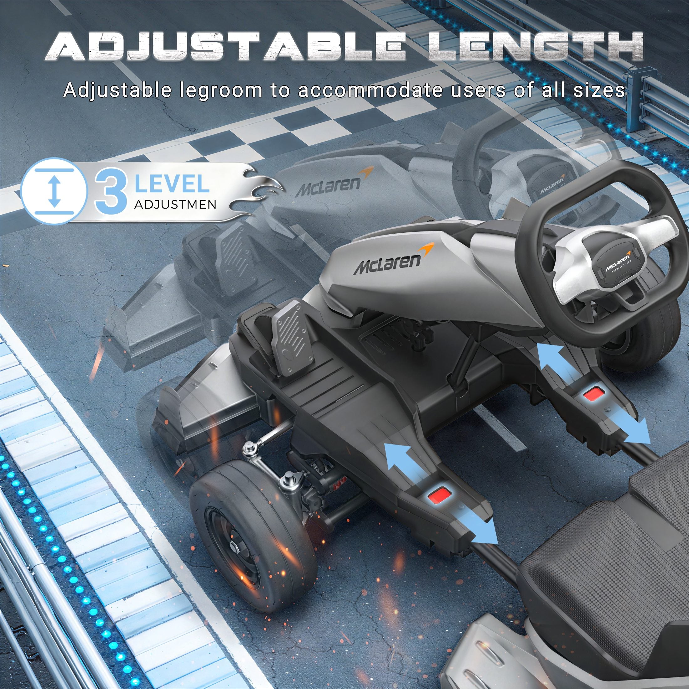 iYofe McLaren Flash Electric Drift Go-Kart