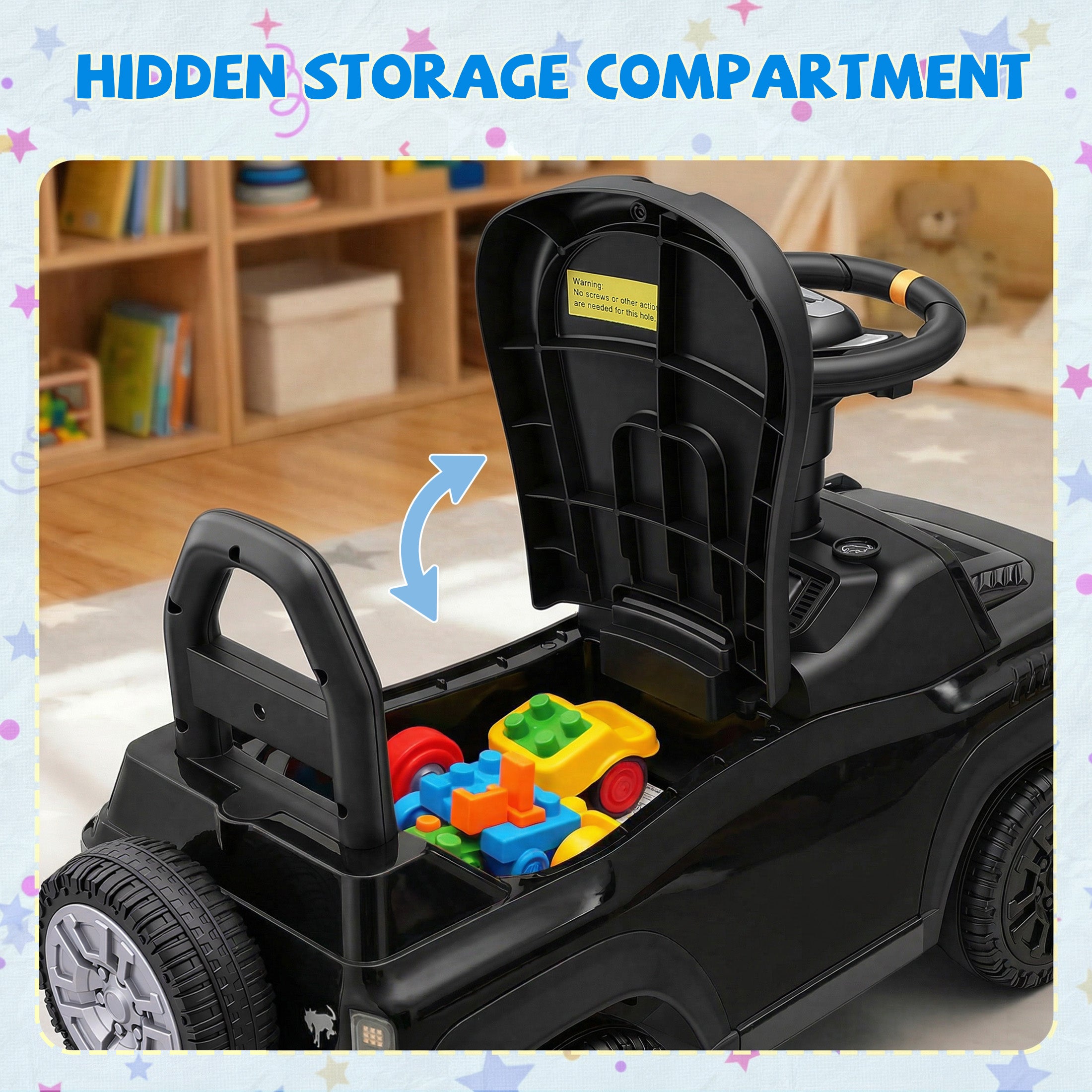 iYofe Ride On Car for Kids, Licensed Ford Bronco Raptor Kids Ride On with Horn, Music, Ride On Toys for Toddlers 18-36 Months