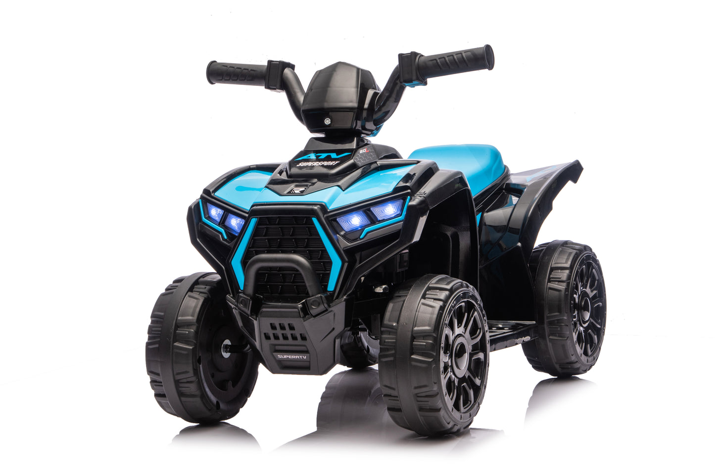iYofe 6V Kids Ride on ATV Quad, Battery Powered 4-Wheeler Electric Toy for Toddlers Ages 3-5 with Anti-Slip Wheels, Indoor & Outdoor Ride on Car, Gifts for Birthday & Christmas