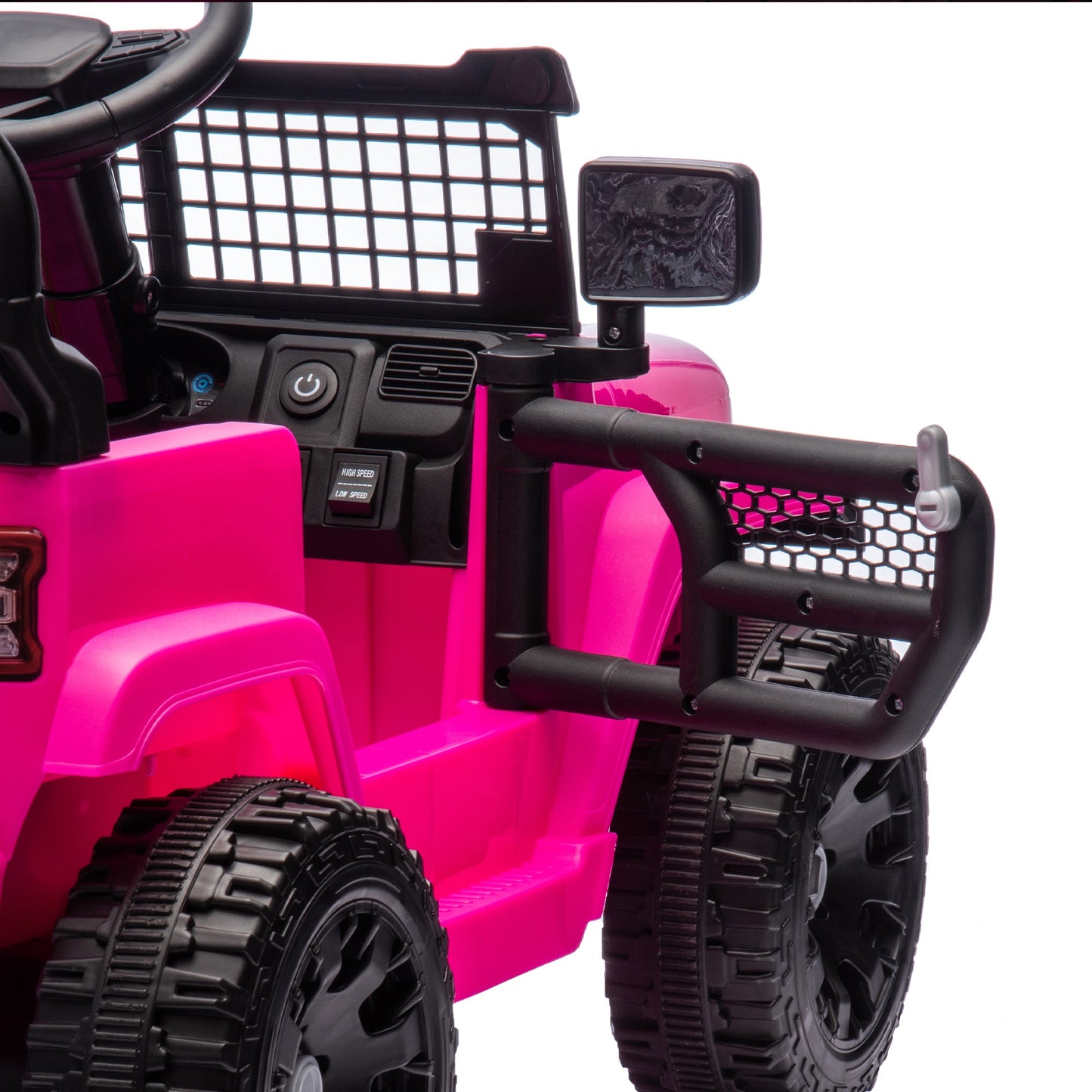 24V Ride on Cars with Remote Control, Powered Ride on Toys with Bluetooth, Music, LED Light, MP3 Player, 4 Wheel Suspension, Kids Cars Electric Vehicles for Boys Girls Ages 2-5 Birthday Gifts, Pink