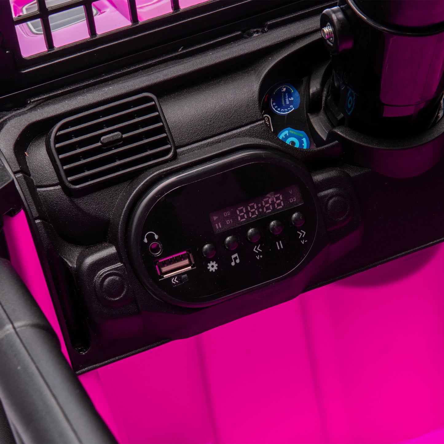 24V Ride on Cars with Remote Control, Powered Ride on Toys with Bluetooth, Music, LED Light, MP3 Player, 4 Wheel Suspension, Kids Cars Electric Vehicles for Boys Girls Ages 2-5 Birthday Gifts, Pink