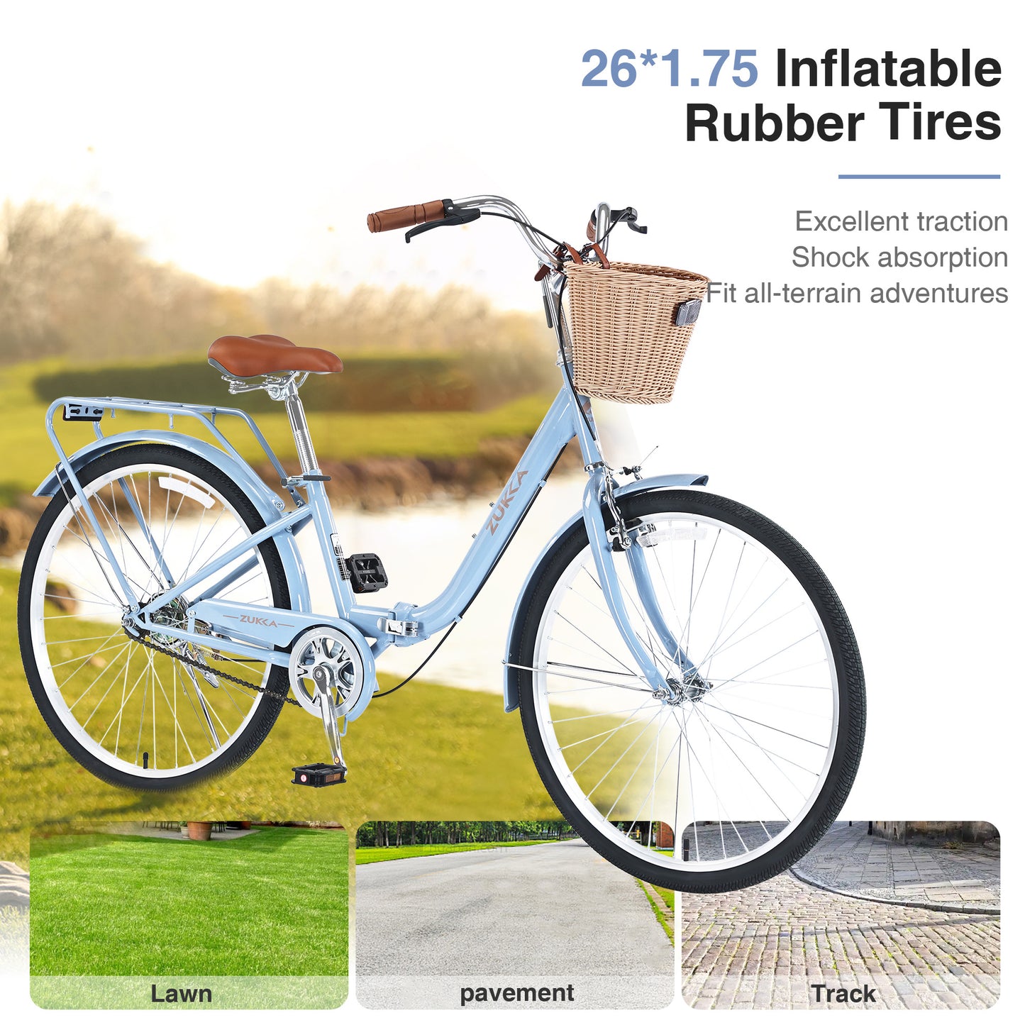 20"/26" Folding Bike, Adult Bicycles, Foldable Bikes for Womens Men Teen, City Bikes, Commuter Bikes 99% Assembled