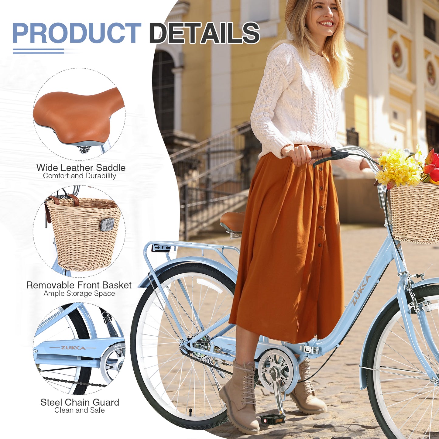 20"/26" Folding Bike, Adult Bicycles, Foldable Bikes for Womens Men Teen, City Bikes, Commuter Bikes 99% Assembled