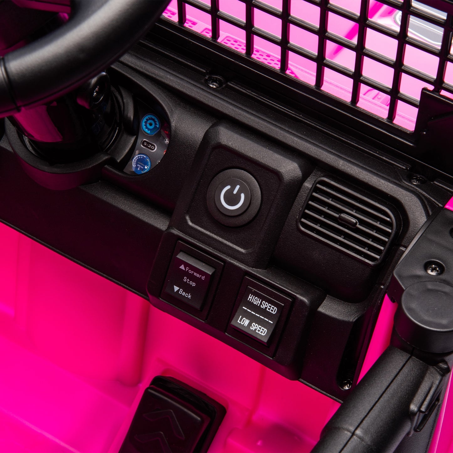 24V Ride on Cars with Remote Control, Powered Ride on Toys with Bluetooth, Music, LED Light, MP3 Player, 4 Wheel Suspension, Kids Cars Electric Vehicles for Boys Girls Ages 2-5 Birthday Gifts, Pink