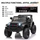 iYofe Ride on Cars with Remote Control, 12V Ride on Toy for 3-5 Years Old Boy Girl, Powered Electric Car for Kids with MP3 Player, Horn, LED Lights, 3 Speed Ride on Truck for Kids Birthday Gift, Black