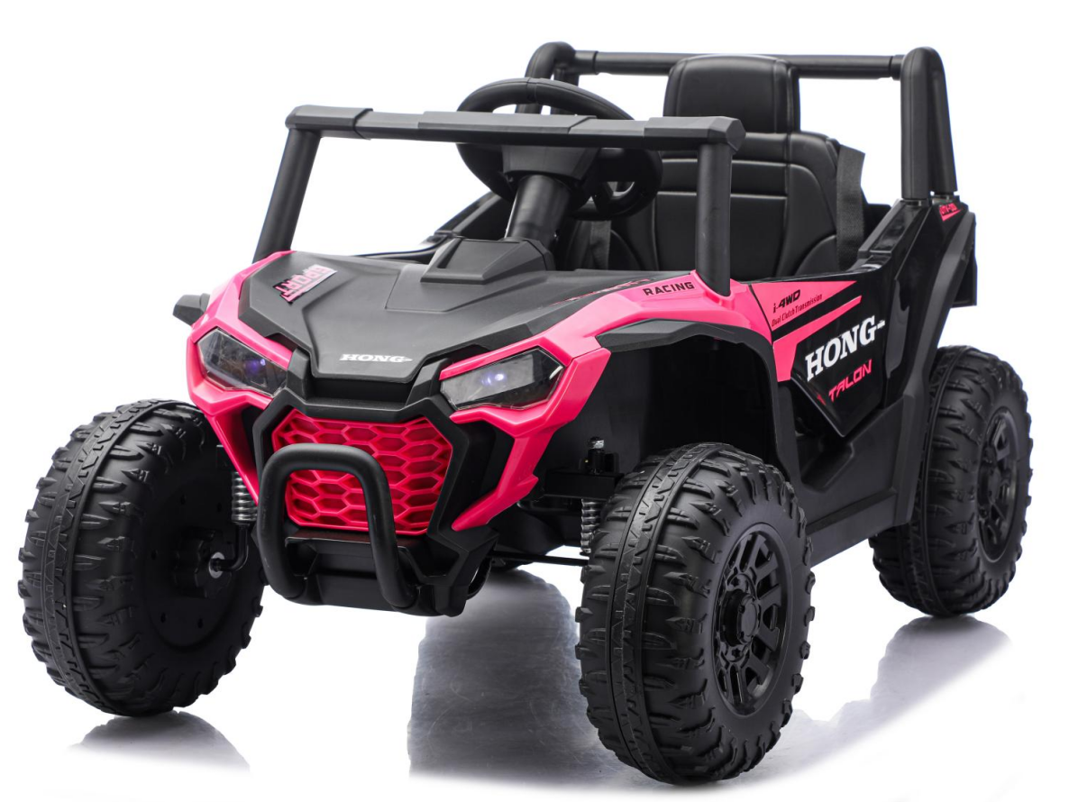 12V Kids Ride on Car with Remote Control, Electric UTV Toy Car for Boys & Girls Ages 3-6, Powered Electric Kids UTV with LED Lights, Music, 3-Point Seat Belt, Gift for Birthday & Christmas