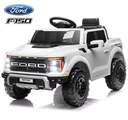 iYofe 12V Ford F-150 Raptor Electric Ride-On Car