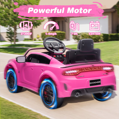 iYofe 12V Dodge Charger Storm SRT Electric Ride-On Car
