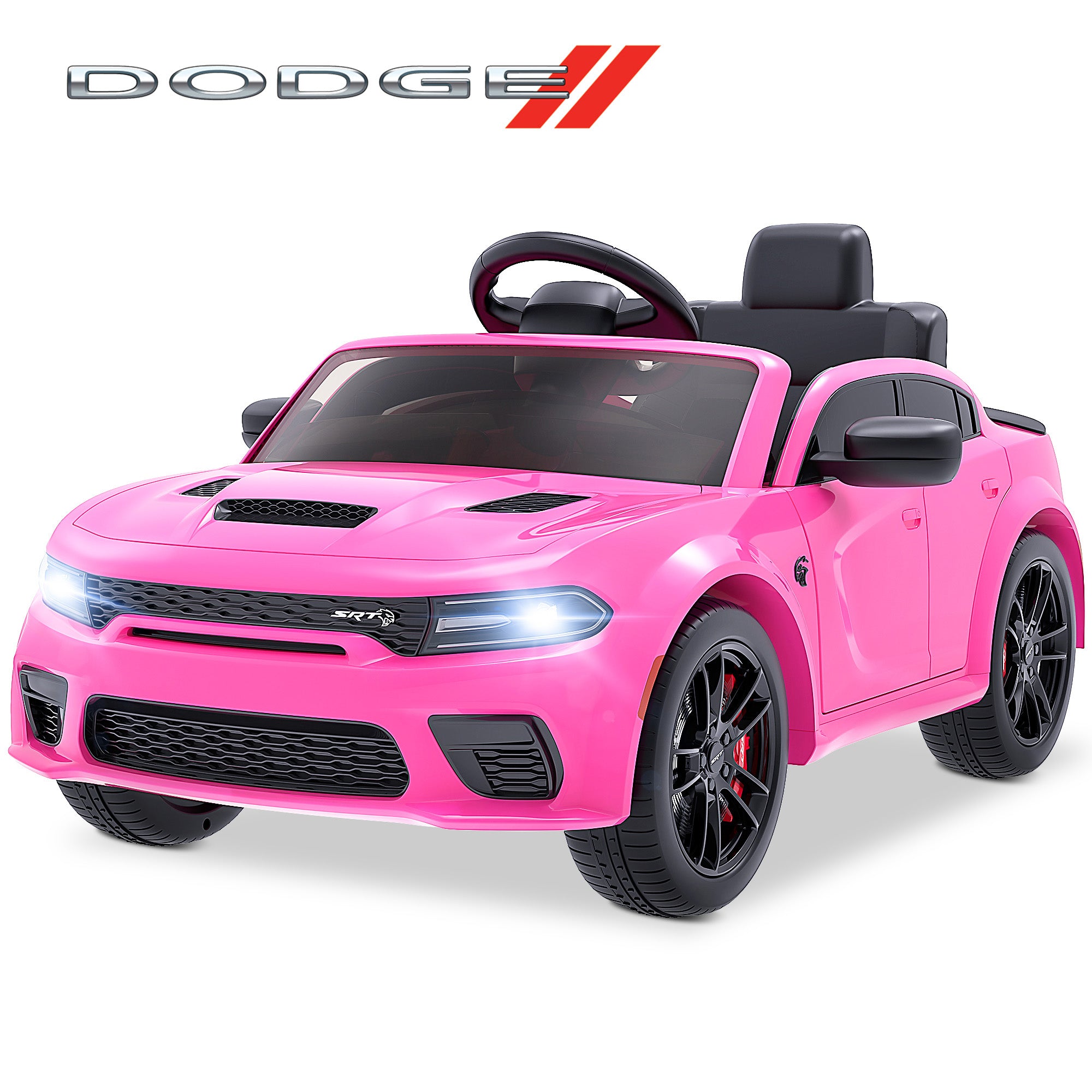 iYofe 12V Dodge Charger Storm SRT Electric Ride-On Car