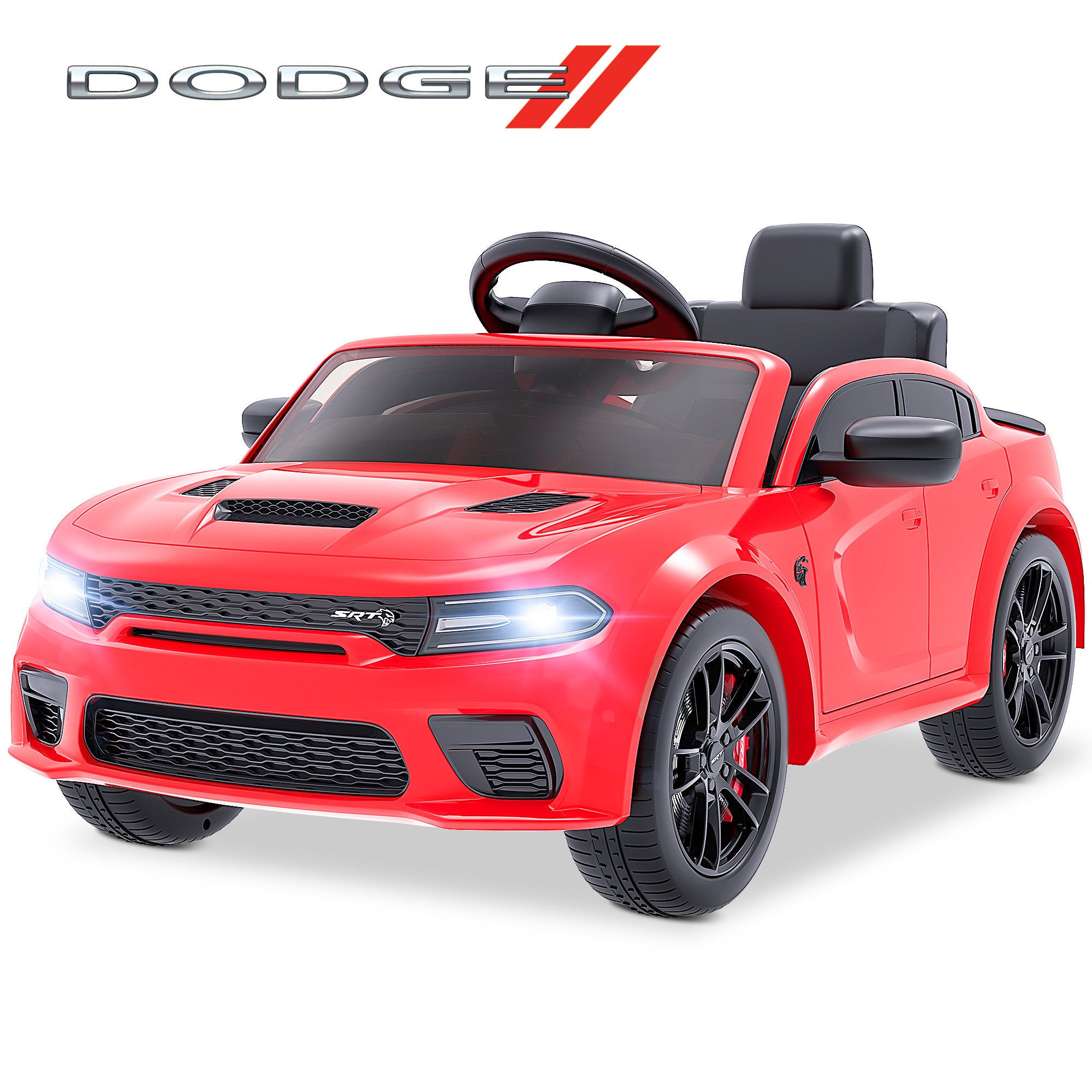 iYofe 12V Dodge Charger Storm SRT Electric Ride-On Car