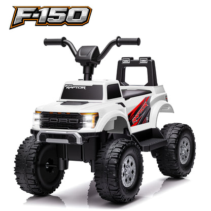 iYofe 12V Ford F-150 Kids ATV Ride on, Battery Powered Ride on Toy w/LED Lights, 4 Wheelers for Kids Toddlers
