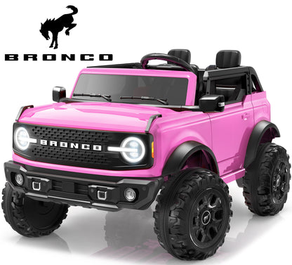 iYofe Ford Bronco Base 24V 2 Seater Ride On Car for Big Kids, Powered Ride On Toy with Parent Remote Control, Bluetooth Music, 4-Wheel Suspension, 3 Speeds, 24V Ride On for Kids Ages 3-8