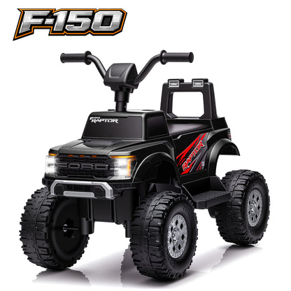 iYofe 12V Ford F-150 Kids ATV Ride on, Battery Powered Ride on Toy w/LED Lights, 4 Wheelers for Kids Toddlers