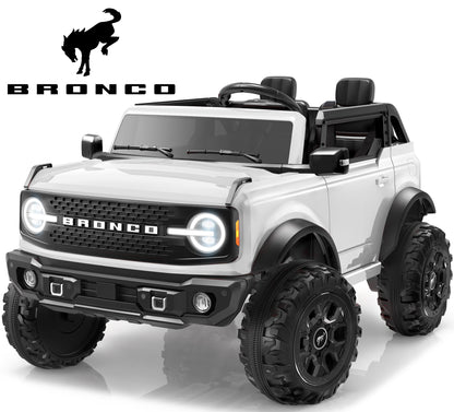 iYofe Ford Bronco Base 24V 2 Seater Ride On Car for Big Kids, Powered Ride On Toy with Parent Remote Control, Bluetooth Music, 4-Wheel Suspension, 3 Speeds, 24V Ride On for Kids Ages 3-8