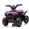 6V Carros Eléctricos Para Niños, 4-Wheeler Quad ATV Play Car w/ 2.5MPH Max Speed, iYofe Ride on Toys w/ Treaded Tires, LED Lights, Push-Button Accelerator, Big Wheels for Kids 2-6