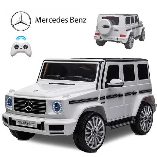 24V Ride on Car for Kids with 2.4G Remote Control Mercedes Benz Ride on Car Toy for Boys and Girls 3-6 Years Old, Electric Vehicle, Bluetooth, LED Light