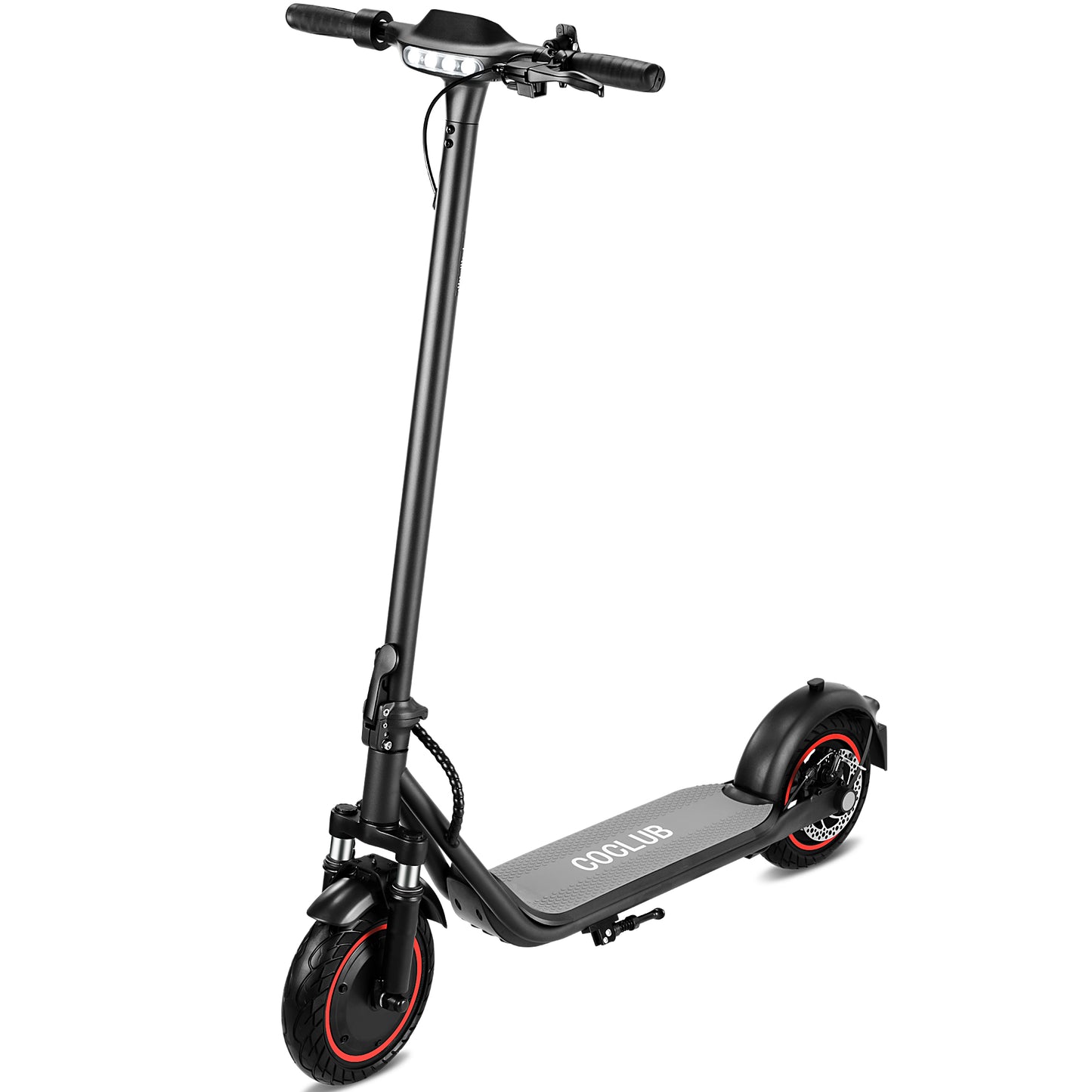 iYofe 10" Adult Electric Scooter Foldable Electric Scooter for Adults with Front Wheel Shock Absorption, 500 W Motor up to 15 MPH and 25 Miles Range, Black