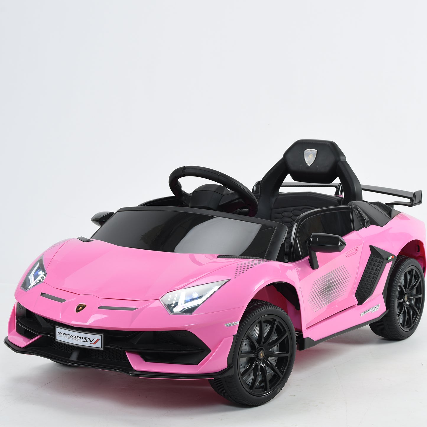 Lamborghini Kids Ride on Car with Remote Control 12V Ride on Toy for Boys and Girls 3-6 Years Old Kids Electric Vehicle, Ride on Truck, Bluetooth