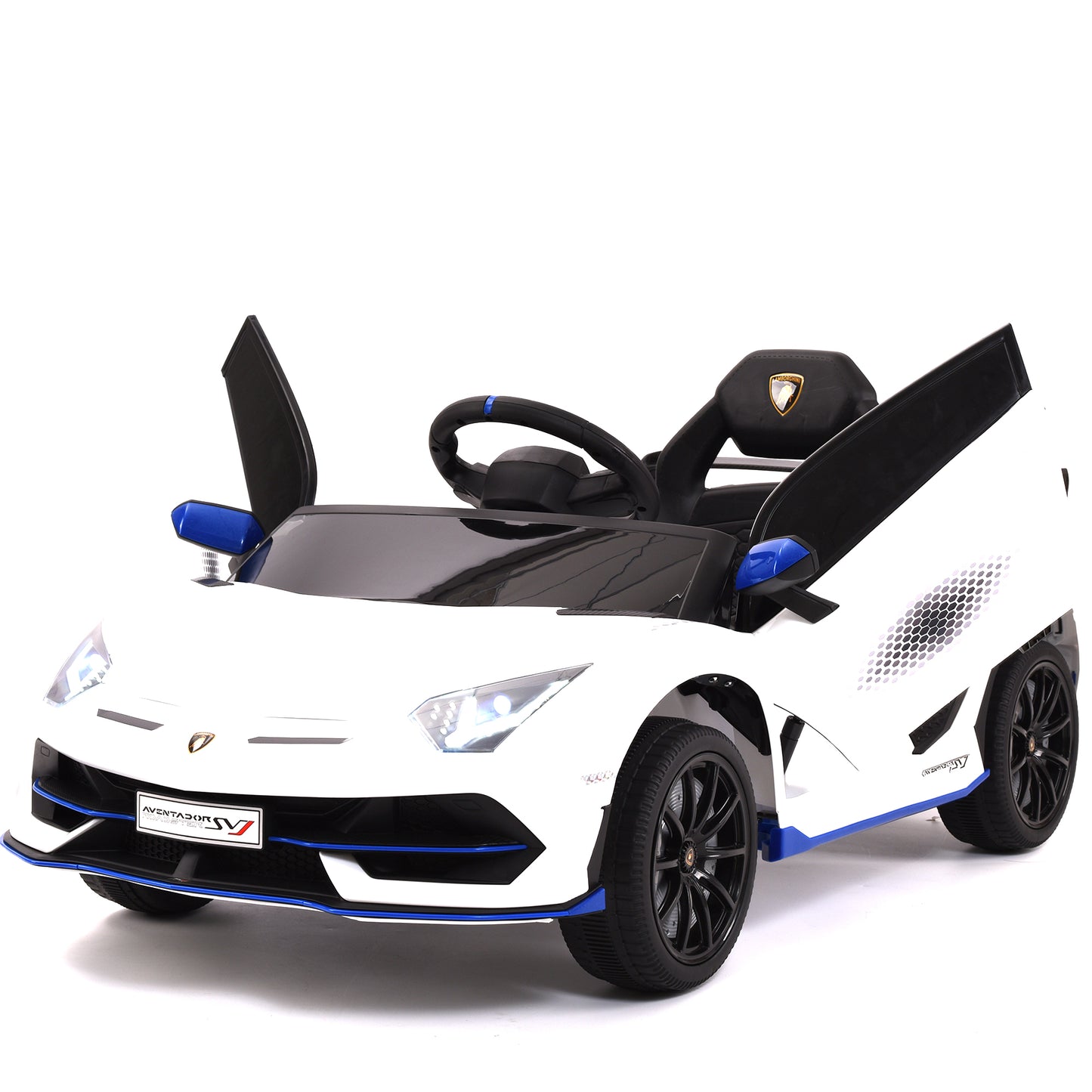 Lamborghini Kids Ride on Car with Remote Control 12V Ride on Toy for Boys and Girls 3-6 Years Old Kids Electric Vehicle, Ride on Truck, Bluetooth