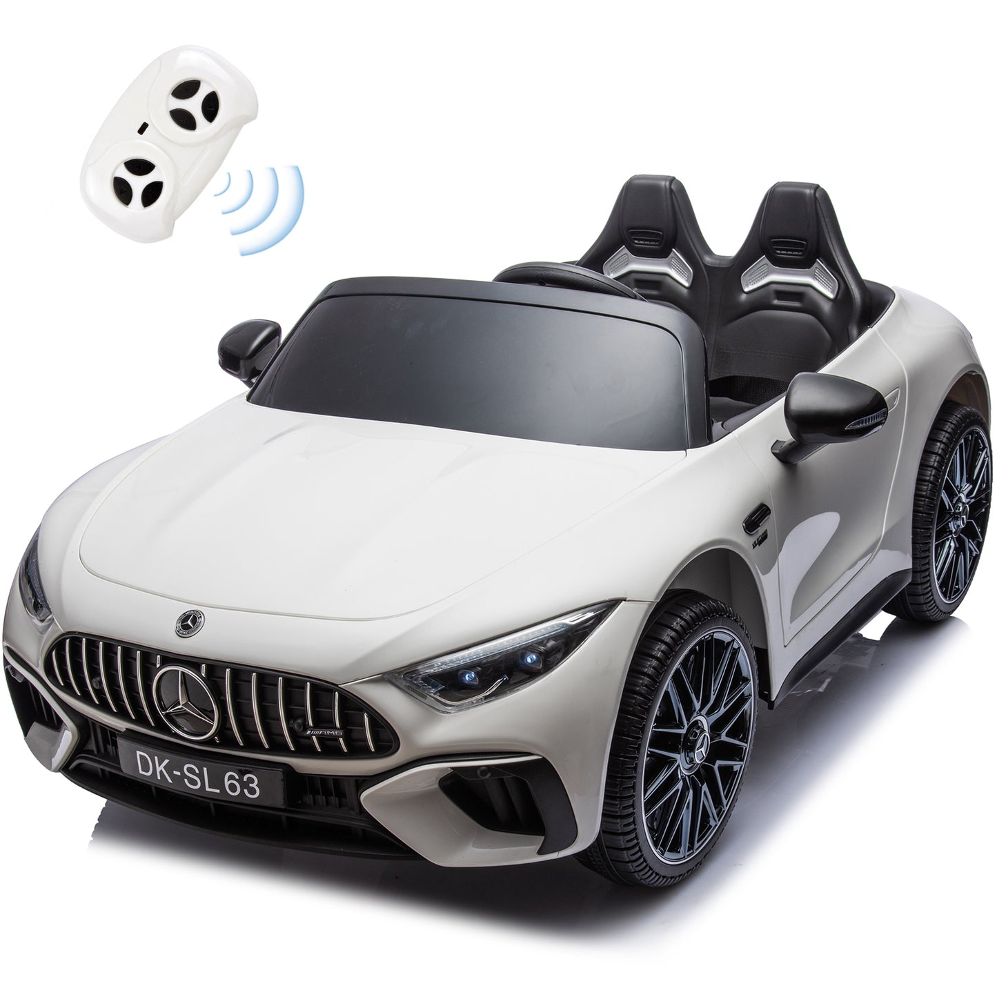 Mercedes Ride on Car Toy with Remote Control 24V Kids Electric Vehicle for Boys and Girls Ride on Truck for 3-6 Years Old, Bluetooth