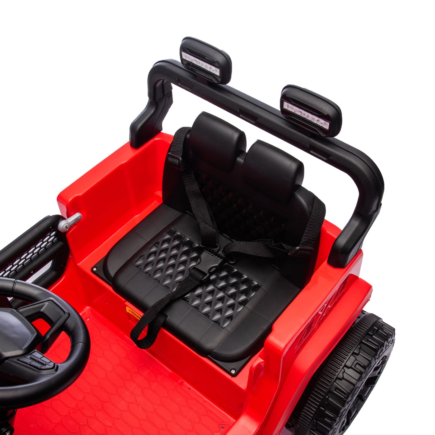 24V Ride on Cars with Remote Control, Powered Ride on Toys with Bluetooth, Music, LED Light, MP3 Player, 4 Wheel Suspension, Kids Cars Electric Vehicles for Boys Girls Ages 2-5 Birthday Gifts, Red