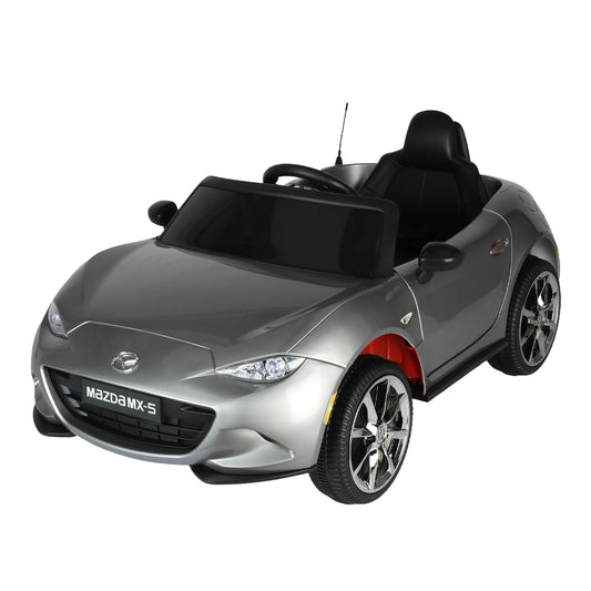 Licensed MAZDA MX-5 RF 12V Kids Ride on Car with 2.4G Parent Remote Control, Electric Ride on Toy for Kids 3-6 Years Old, USB, MP3, Bluetooth, LED light, Rocking car mode