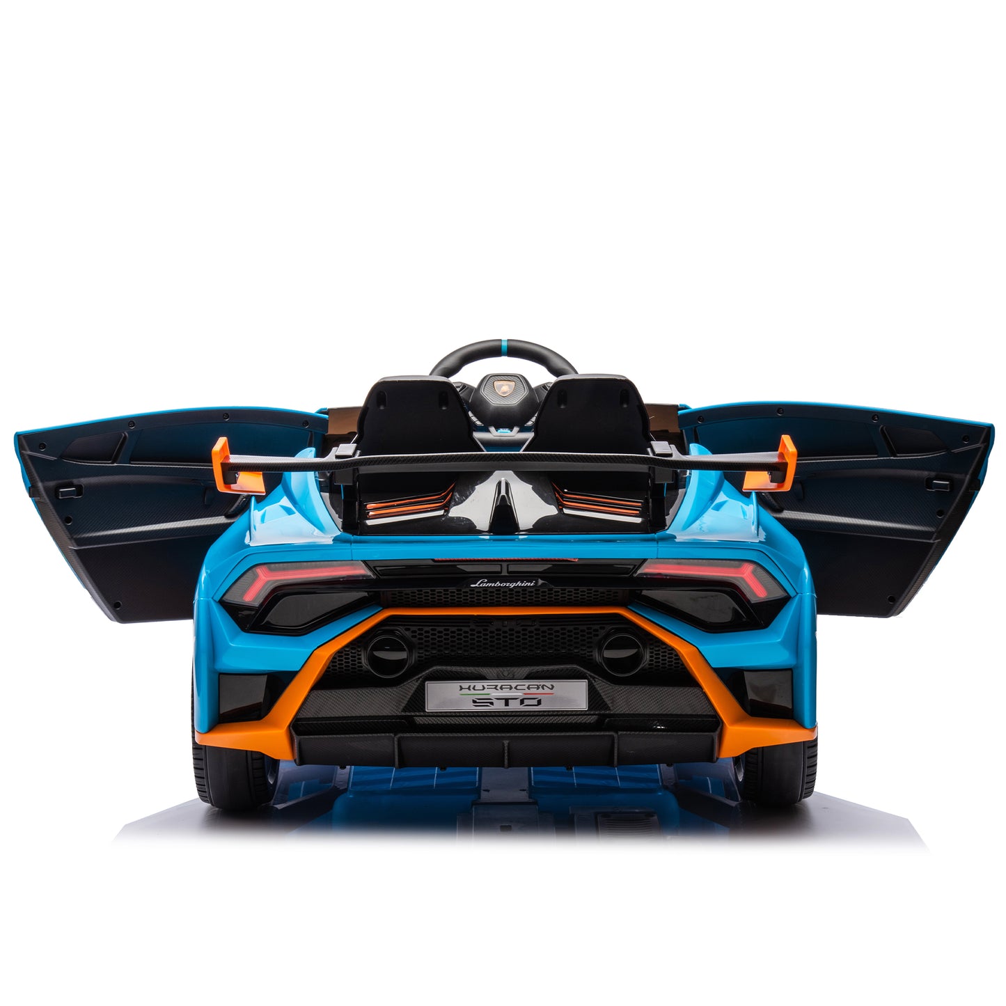 Lamborghini 24V Ride on Car Toy for Boys and Girls Electric Vehicle with Remote Control Ride on Toy for 3-6 Years Old, 360° Spin, Drift Feature