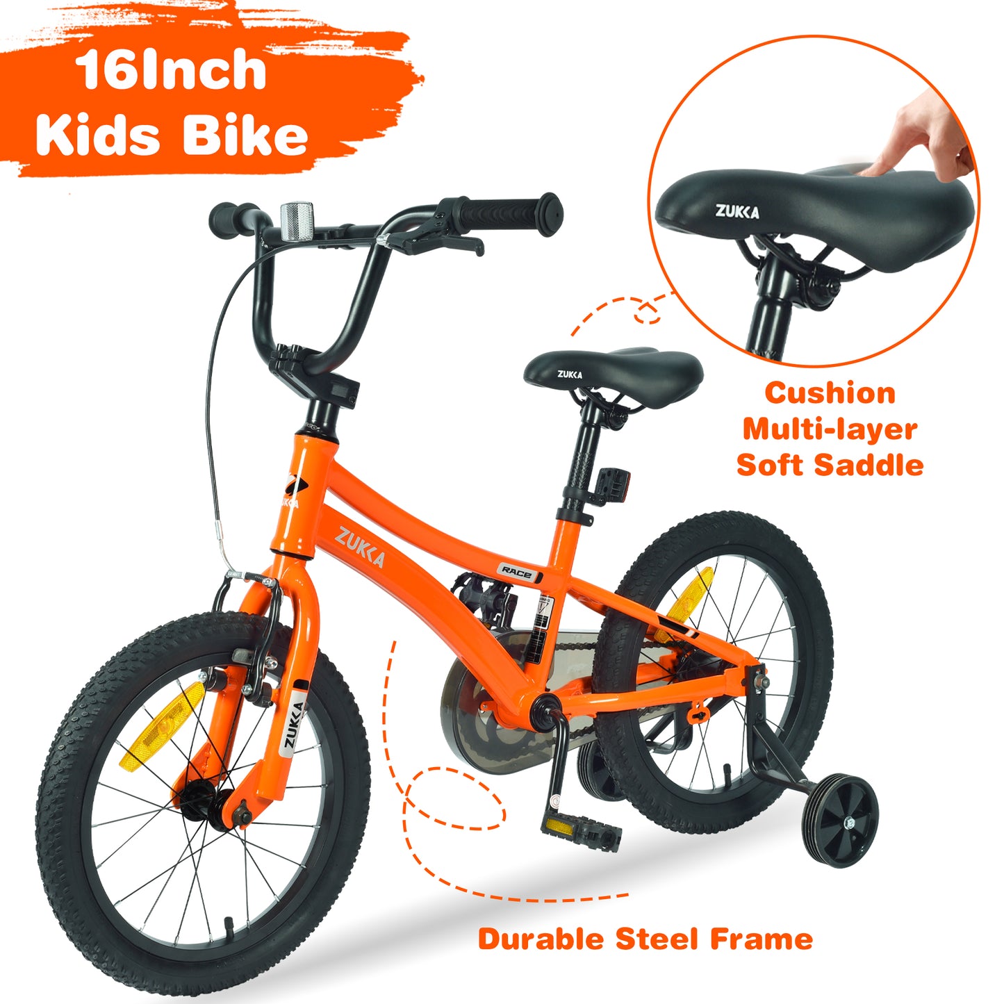 Kids Mountain Bike 20 inch for Boys and Girls Shimano 7 Speed Mountain Bicycle, Front Suspension, Dual Handbrakes, 86% Assembled