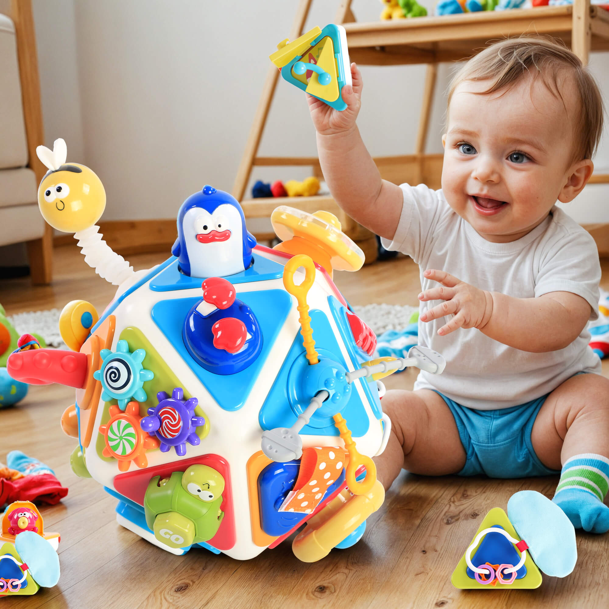 iYofe 20-in-1 Baby Activity & Learning Cube