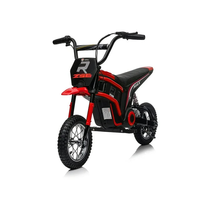 24V Electric Dirt Bike, 350W Electric Motorcycle Ride On Toys, Battery Powered Motorcycle Electric Car, Up to 14.3 MPH for Kids Ages 8+ Green