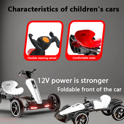 Kids Bumper Car Ride on, 12V Ride on Toy with Remote Control, Bumper Car for Kids Toddlers 1-5 Years Old