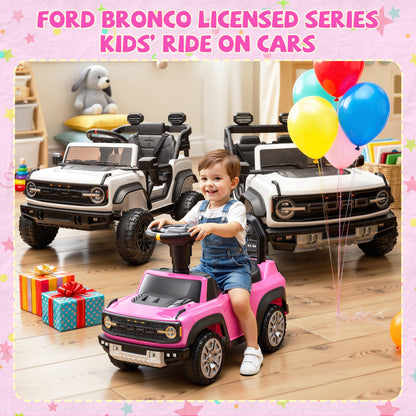 iYofe Ride On Car for Kids, Licensed Ford Bronco Raptor Kids Ride On with Horn, Music, Ride On Toys for Toddlers 18-36 Months