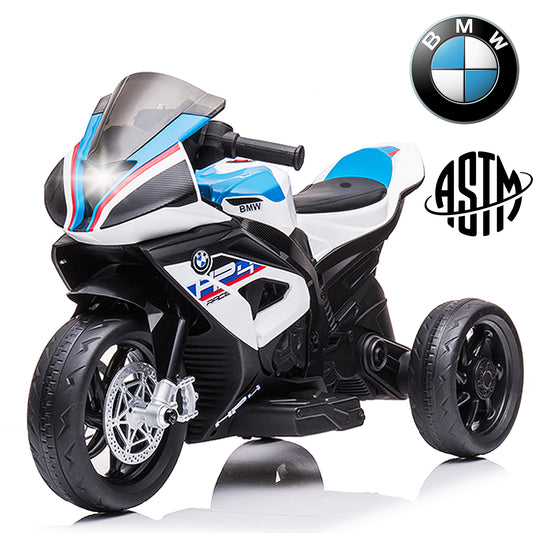 BMW 12V Ride on Motorcycle Powered Electric Dirt Bike for Kids Age 3-6, Ride on Toy for Boys and Girls, Music Player, LED Light