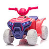 6V Carros Eléctricos Para Niños, 4-Wheeler Quad ATV Play Car w/ 2.5MPH Max Speed, iYofe Ride on Toys w/ Treaded Tires, LED Lights, Push-Button Accelerator, Big Wheels for Kids 2-6