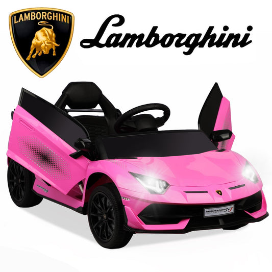 Lamborghini 24 V Ride On Car With Remote Control, Licensed Lamborghini Xago Battery Powered Ride On Sports Toy Cars W/Music/MP3/Bluetooth/LED Light, Electric Car for Kids 3-5,