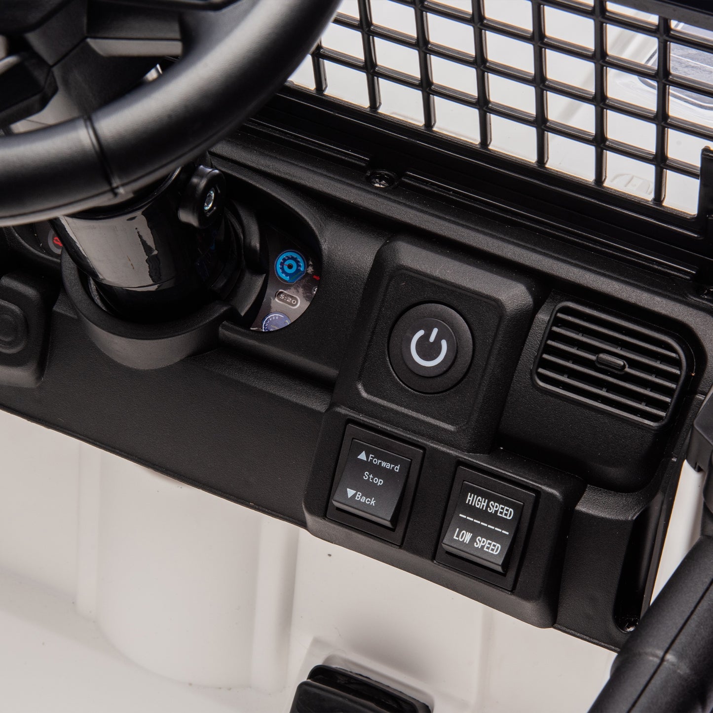 24V Ride on Cars with Remote Control, Powered Ride on Toys with Bluetooth, Music, LED Light, MP3 Player, 4 Wheel Suspension, Kids Cars Electric Vehicles for Boys Girls Ages 2-5 Birthday Gifts, White