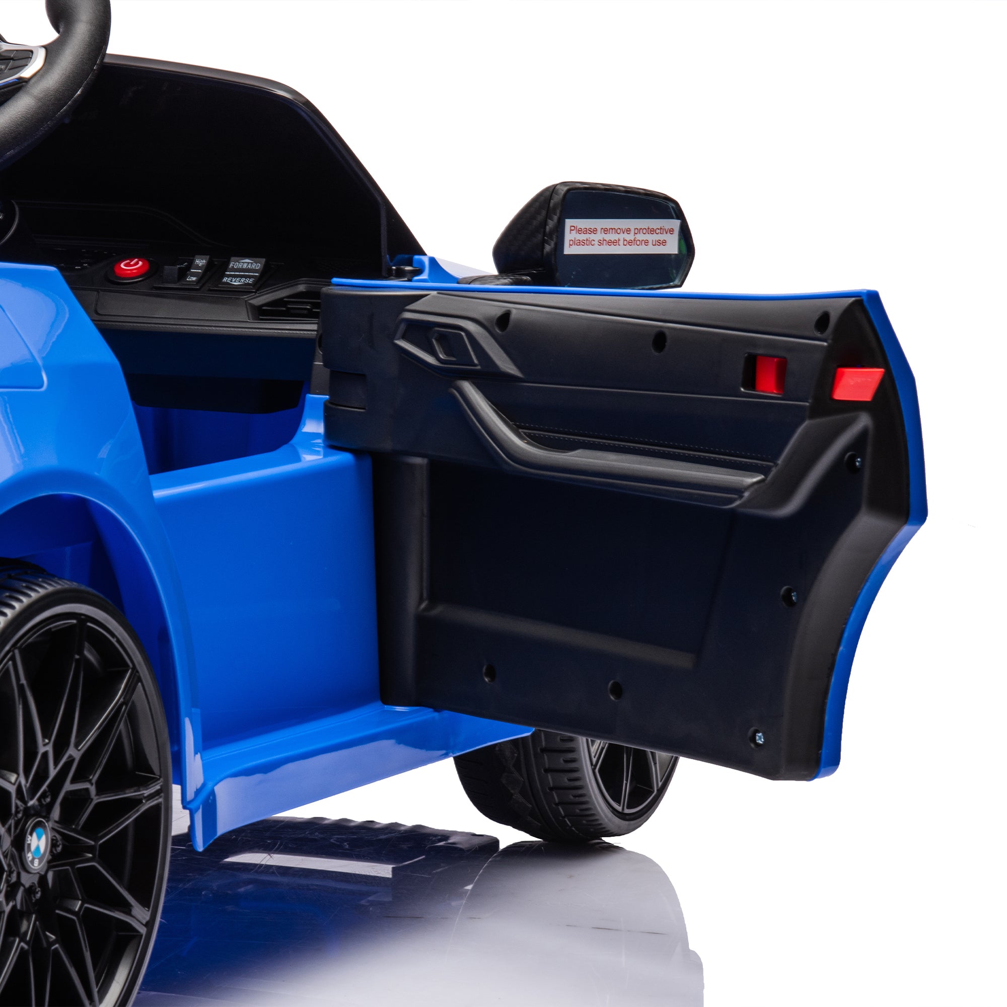 BMW 12V Electric Car for Kids, Battery Powered 4 Wheels Ride On Car with Remote Control, Ride On Toy for 3-4 Years Old Kids with USB, MP3. Bluetooth, LED Light