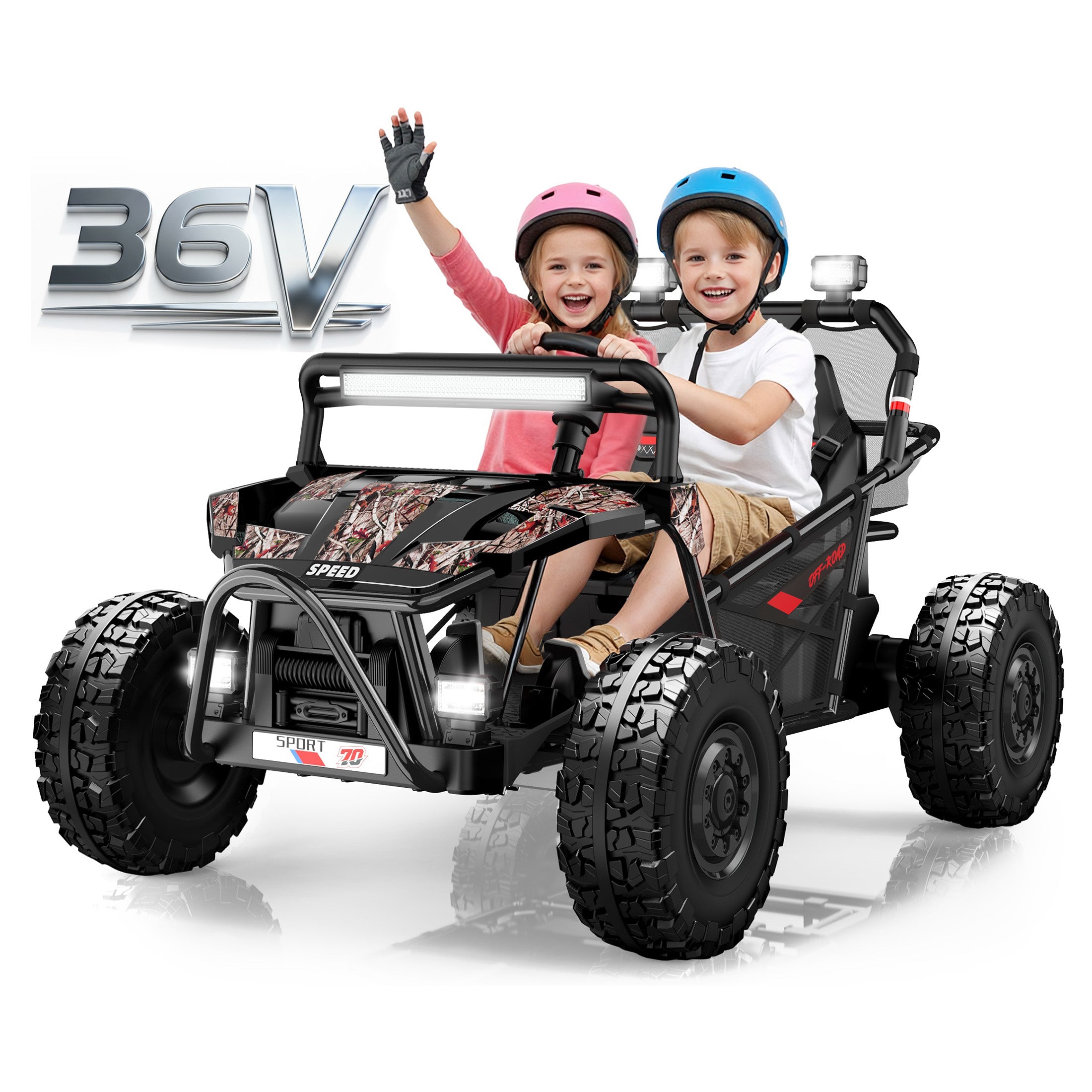 iYofe 36V UTV Blaze Electric Ride on UTV