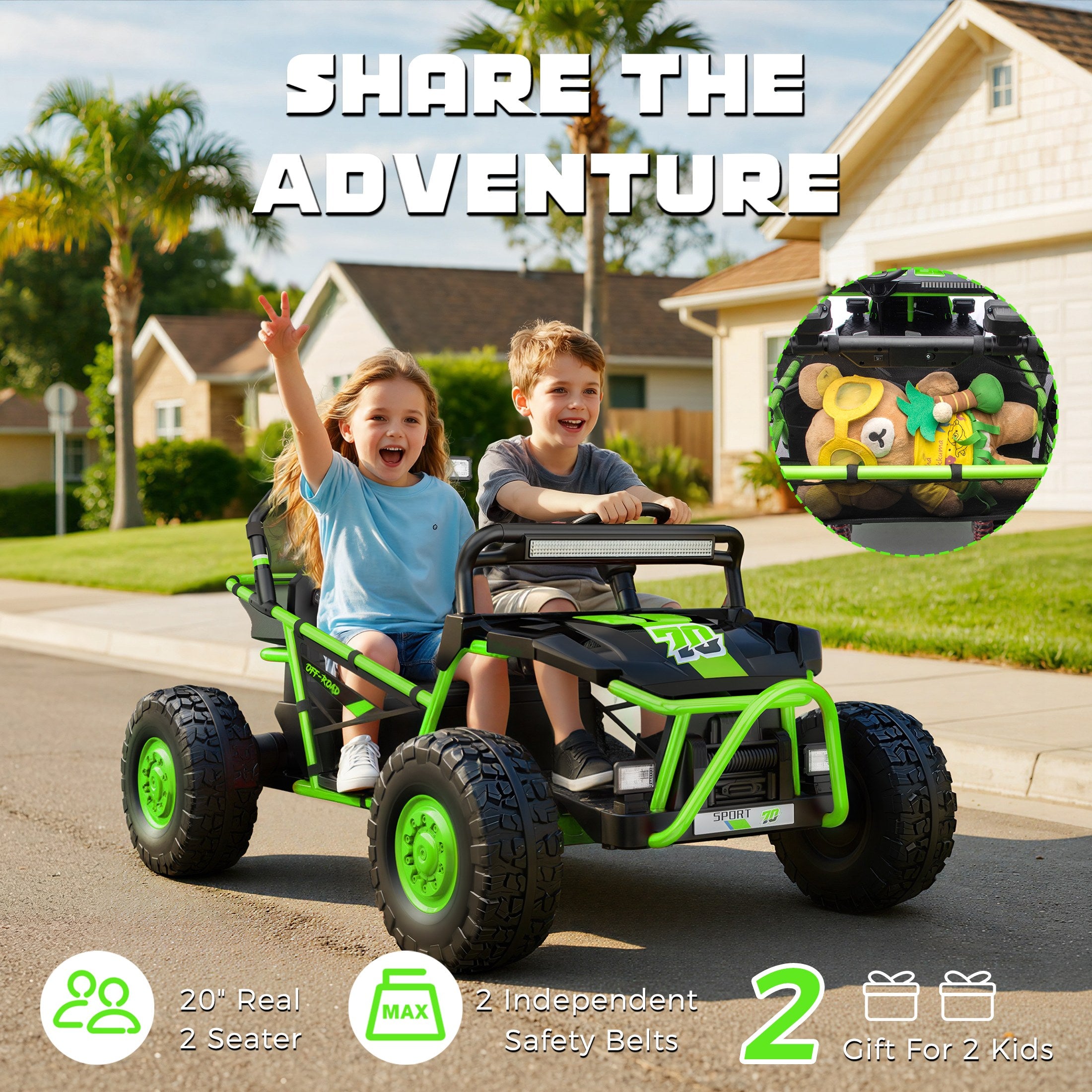 iYofe 36V UTV Blaze Electric Ride on UTV