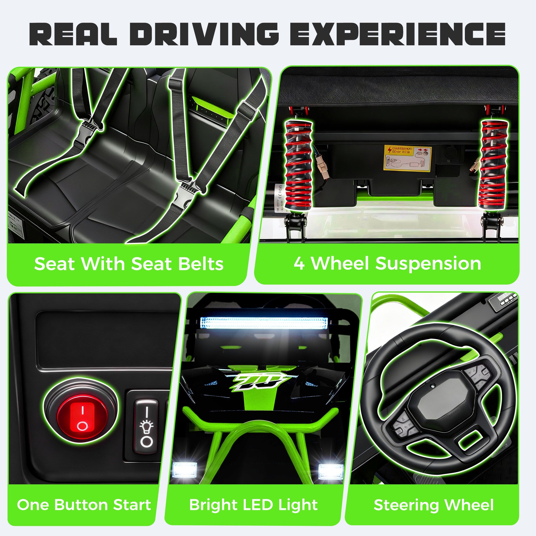 iYofe 36V UTV Blaze Electric Ride on UTV