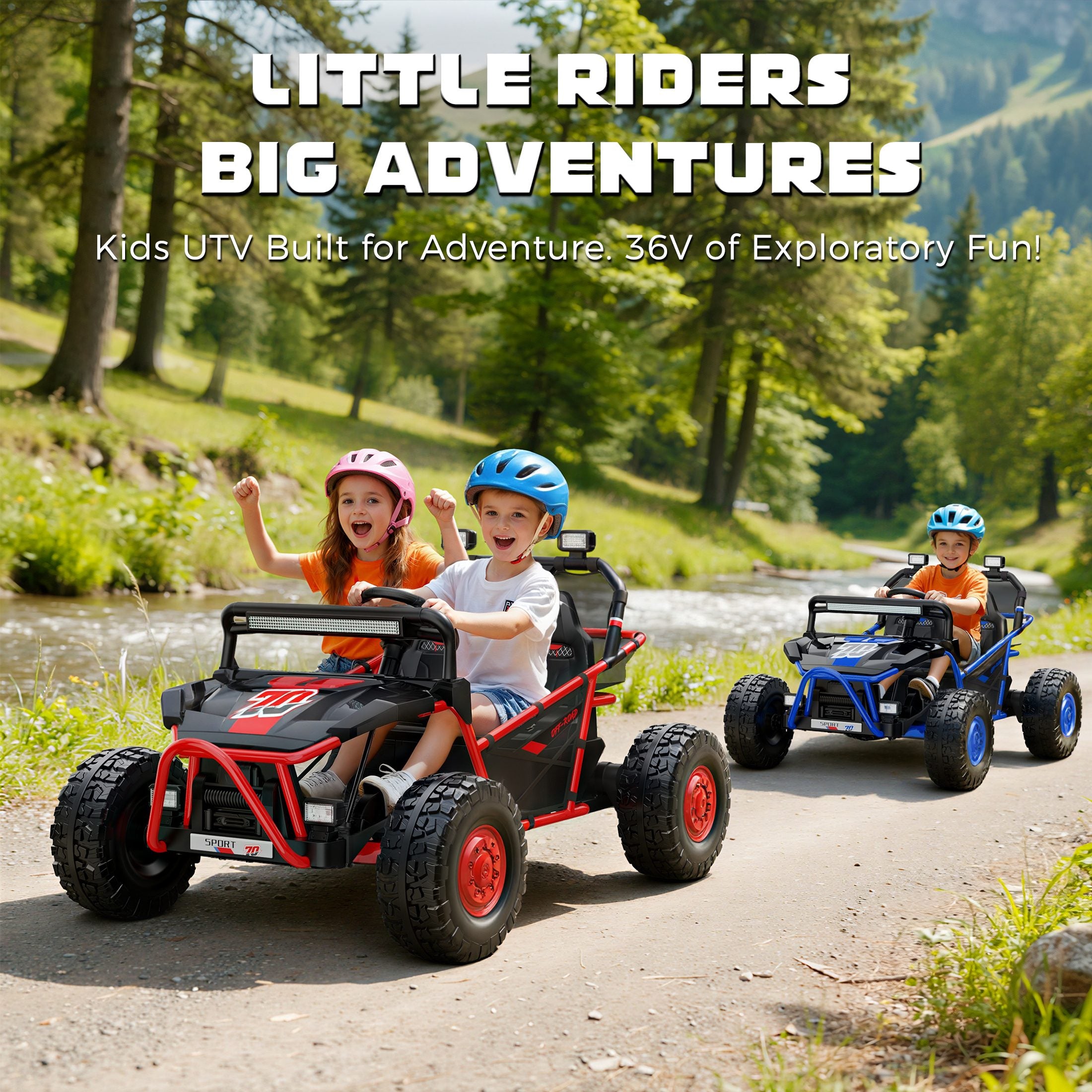 iYofe 36V UTV Blaze Electric Ride on UTV