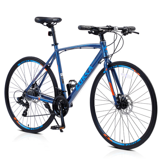 iYofe 28" Hybrid Bike for Men and Women, Shimano 24-Speed Road Bike, Mens Bike, 85% Pre-assembled, Mountain Bike